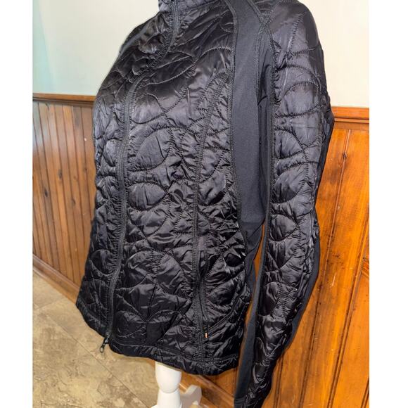 Kerrits Womens Black Quilted Full Zip Lightweight Equestrian Riding Jacket Large - Picture 2 of 9